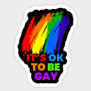 Be Gay Equality LGBTQ Pride Gay Lesbian Sticker